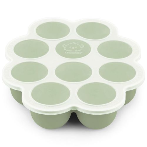 Prep Silicone Baby Food Freezer Tray With Clip-on Lid, 2oz X 10 Silicone Freezer Molds, Bpa-free Baby Food Storage (chai Latte)
