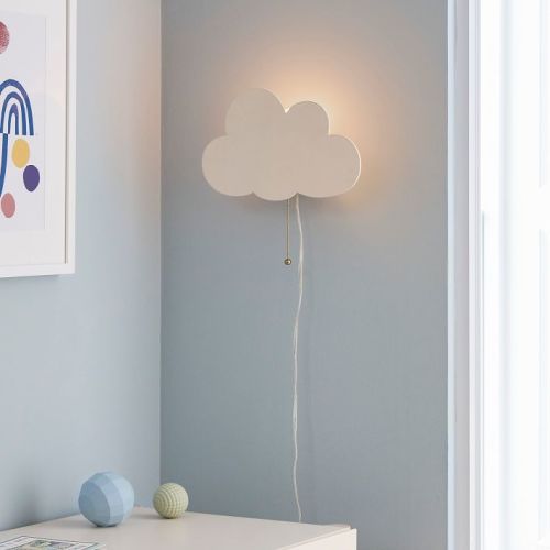 Brass Spring Cloud Sconce
