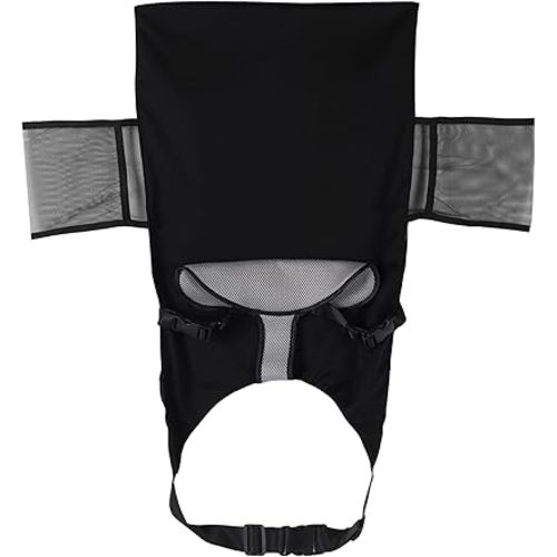 Upgrade Extended Version Baby Travel Bed for Flying, Toddler Airplane Seat Extender, Portable Infant Travel Bed, Toddler Airplane Bed, Baby Travel Flight Seat Extension Bed for Flying - Black