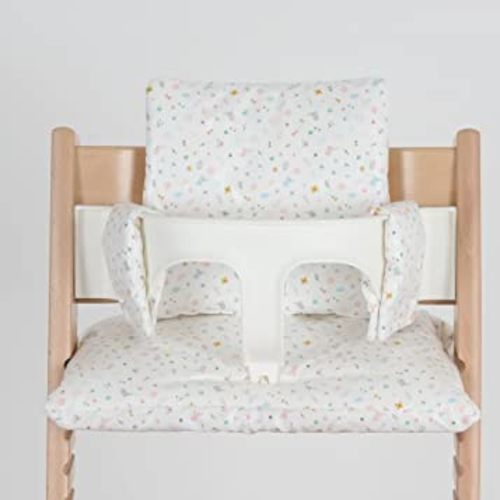 Cushion Set Compatible with Stokke Tripp Trapp High Chair (Little Birdie)