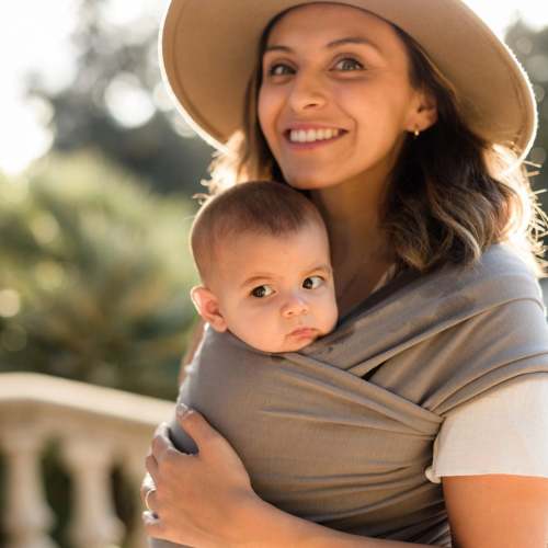 Boba Classic Baby Wrap Gray