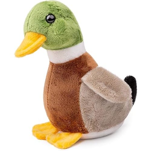 ZHONGXIN Mallard Duck Plush Toy - Soft, Cute Green Duck Plushie Home Decoration, 5.6' Unique Gift Collection for Kids