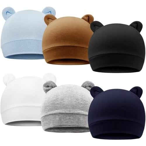 Newborn Baby Hat Infant Beanie Caps Soft Cotton Toddler Hats Newborn Hospital Hat for Baby Boy Girl Kid