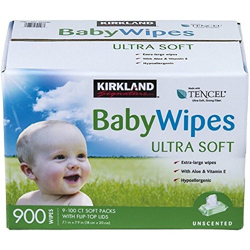Kirkland Signature Unscented UltraSoft Bay Wipes - 900 WipesF