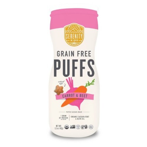 Serenity Kids Carrot & Beet Grain Free Puffs - 1.5oz