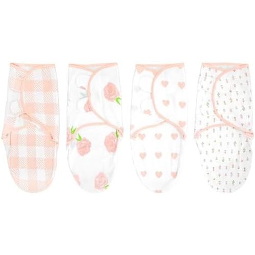 Baby Adjustable Swaddle Wraps For Newborn | 0-3 months | 100% Cotton