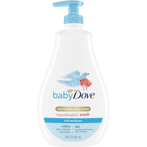 Baby Dove Sensitive Skin Care Baby Wash Rich Moisture 20 fl oz