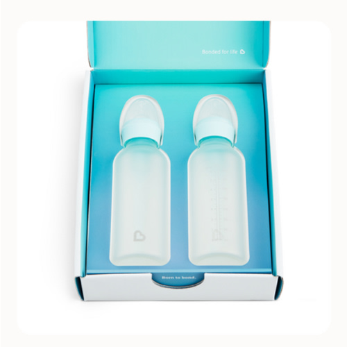 Blue 8 oz Bond Bottles