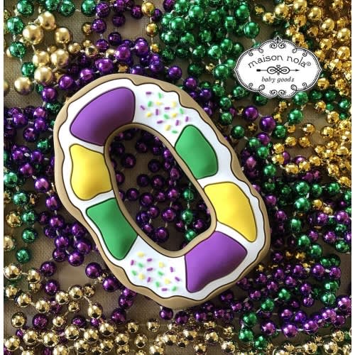 King Cake Silicone Teether | Maison Nola
