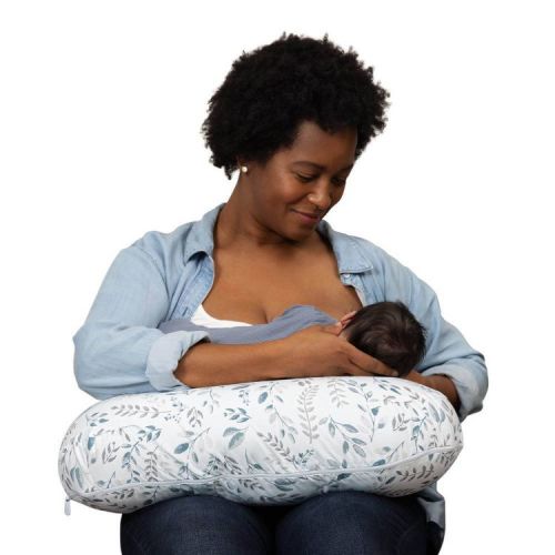 Boppy Nursing Pillow - Gray Beige Leaves