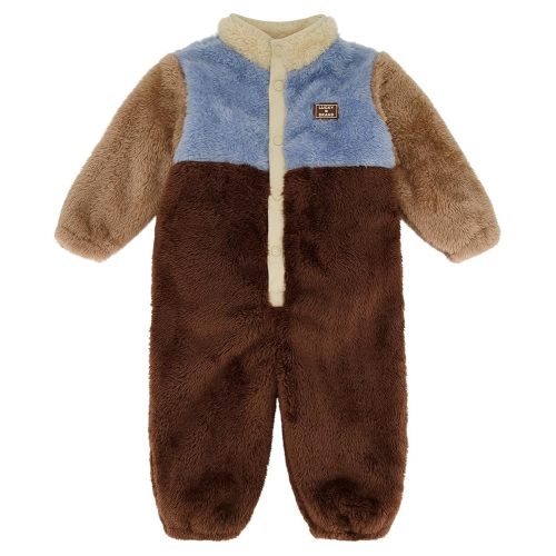 Lucky Brand Baby Boys' Boys' Footless Coverall Button Closure Comfortable & Stylish Fit Everyday Casual Wear