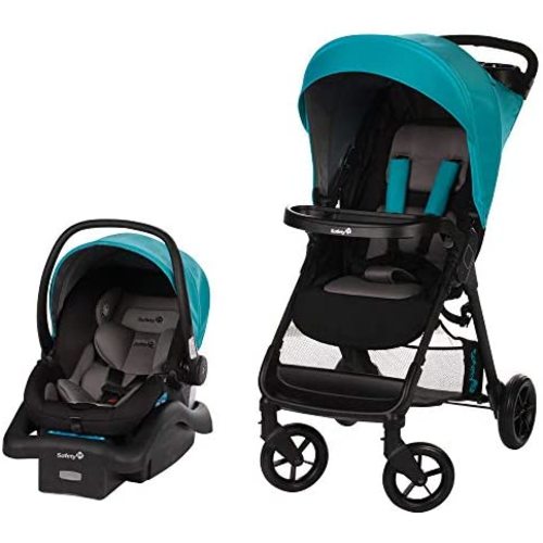 Safety 1st Smooth Ride Travel System with onBoard 35 Infant Car Seat, Lake Blue