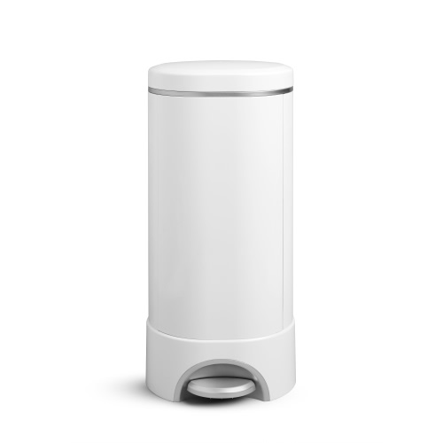 Munchkin® STEP™ Diaper Pail, Powered by Arm & Hammer™, Number One in Odor Control, Hands Free, White