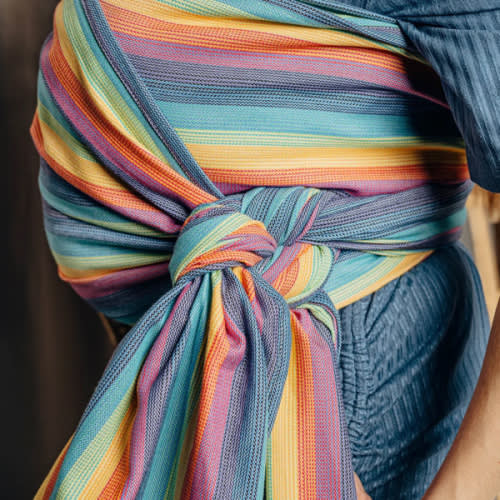 Long Woven Wrap, Luna | Mama & Roo's