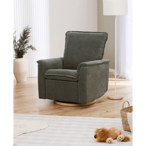 Chelsea Recliner Glider Chair in Vanilla Bouclé | iL Tutto