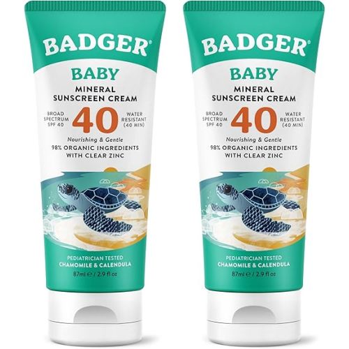Badger Mineral Baby Sunscreen Cream SPF 40