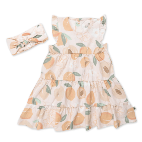 2 Piece Dress and Headband Set | Honest Baby Clothing