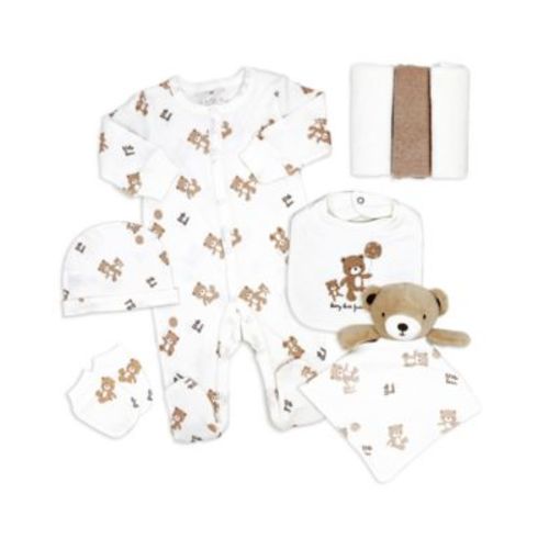 Baby Boys and Girls Natural Layette Gift, 8-Piece Set