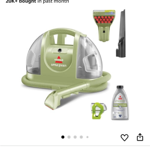 Bissell Little Green Multi-Purpose Portable Carpet and Upholstery Cleaner