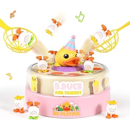 B.Duck Games for Kids Age 4-6, Catch and Bounce Duck Board Games for Kids 3-5,Family Toddlers Games Birthday Gifts for 5-7 Girls, Christmas Birthday Gifts for Toddlers 4-8