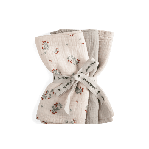 Muslin Burp Cloths 3 pcs