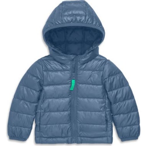 Baby Lightweight Puffer Jacket, 3-6M, Dusk