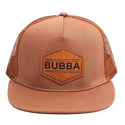 Toddler Hat - Baseball Hat - Baby Bubba Trucker Cap - Infant Newborn Youth Flat Brim Patch Sun Hat for Summer Winter