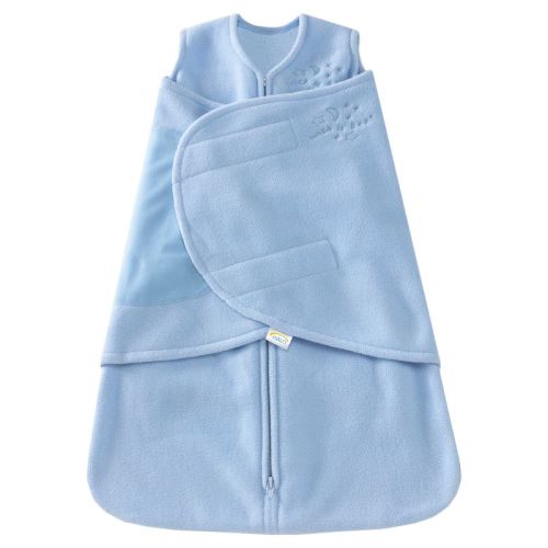 Halo Innovations Sleepsack Micro-fleece Swaddle Wrap - Baby Blue Newborn