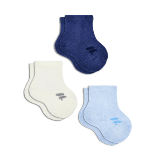 Double Soul - 0-6m Socks (9 pack) - 6 colored, 3 white
