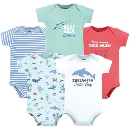 Hudson Baby Unisex Baby Cotton Bodysuits