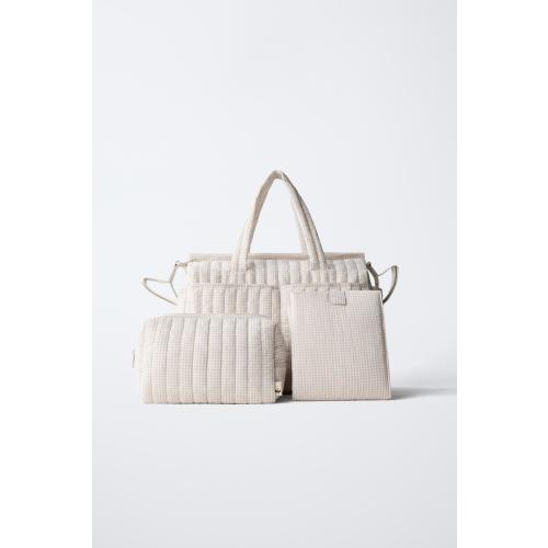 GINGHAM MATERNITY BAG