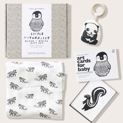 Newborn Baby Gift Set - Black + White
