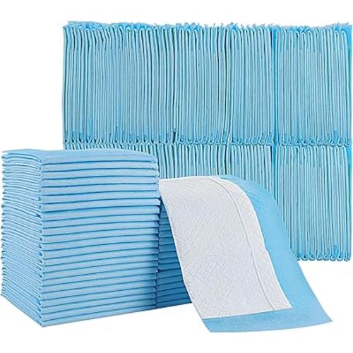 100 Pack Disposable Changing Pad,High Absorbent Diaper Changing Pads,Waterproof Leak Proof Baby Disposable Underpads Incontinence Bed Pads,Breathable Chucks Pads for Adult Child Baby Pets,13X18inch