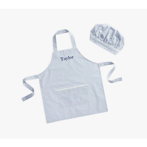 Gingham Kid's Apron Set