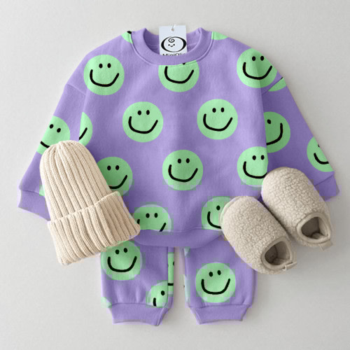 Baby Toddler 2-Piece Smiley Set
