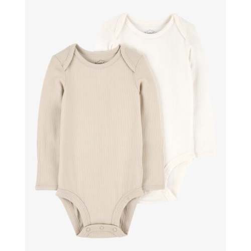 Baby 2-Pack Long-Sleeve PurelySoft Bodysuits - Carter's | Carter's