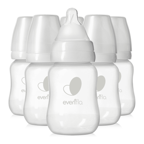 Evenflo Balance+ Standard Neck Baby Bottles, 4oz, Pack of 6, for Newborn - Infants