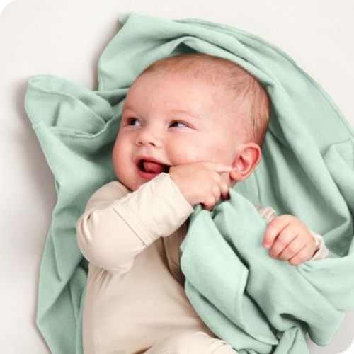 Mint 100% Cotton Flannel Receiving Blanket - 6 Pack by Bare Home