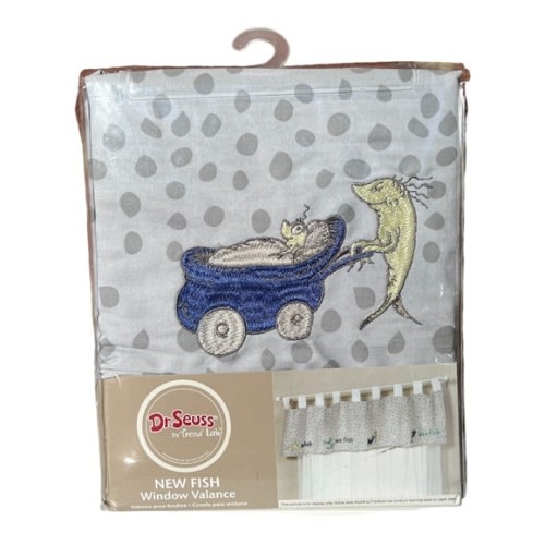 Dr. Seuss New Fish Window Valance