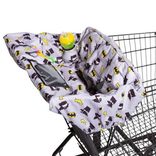 J.l. Childress Dc Comics Shopping Cart & High Chair Cover For Baby To Toddler, Batman