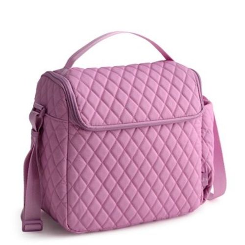 Vera Bradley Women's Outlet Cotton Lunch Crossbody Bag Smoky Grape