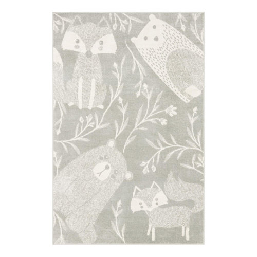 Whimsy Machine Woven / Power Loomed Polypropylene Rug