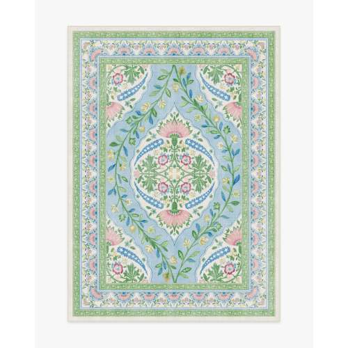 Skye Blue Multicolor Tufted Rug by Mrs. Alice | Ruggable