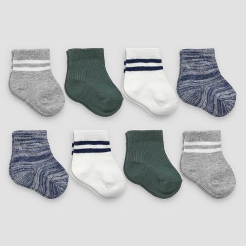 Carter's Just One You® Baby Boys' 8pk Melange Socks