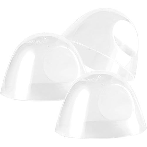 Botabee Baby Bottle Caps for Comotomo Baby Bottles - Pack of 3 Fits 5 Ounce and 8 Ounce Silicone Bottles - Snug Fit Baby Bottle Lid Protects Nipples and Prevent Leaks - Ideal for On-The-Go Feeding