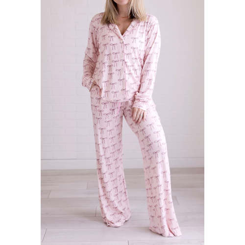 Pink Bow Women's Set