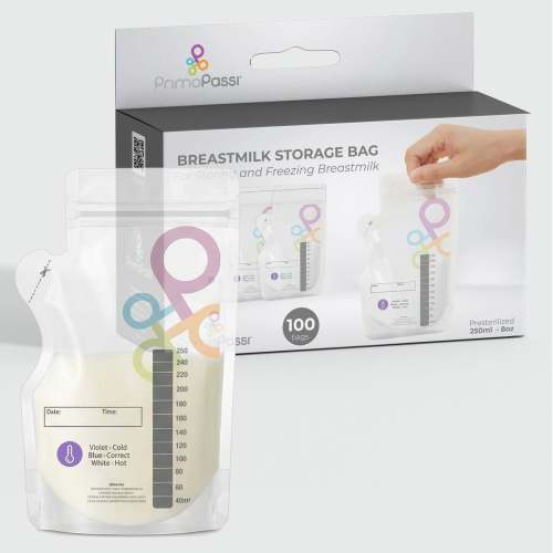 Breast Milk Storage Bags – 100 Count | Primo Passi