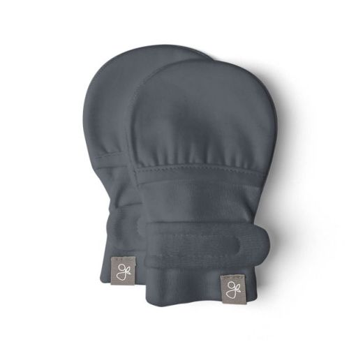 Goumi Stay On Baby Mitts - Storm Gray 0-3M