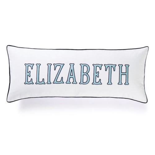 Bespoke Embroidered Pillow | Mark and Graham