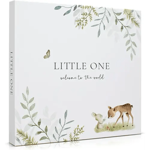 Keepsake Baby Memory Book for Boys & Girls – Timeless First 5 Year Baby Book Photo Album – Gender Neutral Baby Book And Journal - A Milestone Book to Record Every Event from Birth to Age 5
